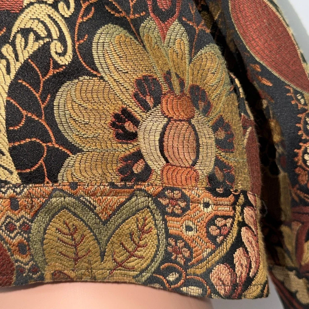 Draper's & Damon's PXL Tapestry Floral Boho Artsy Cottagecore Whimsigoth Jacket